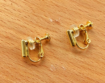 Screwback Clip on Earrings, Convert Ear Studs into Ear Clips for Non-Pierced Ears