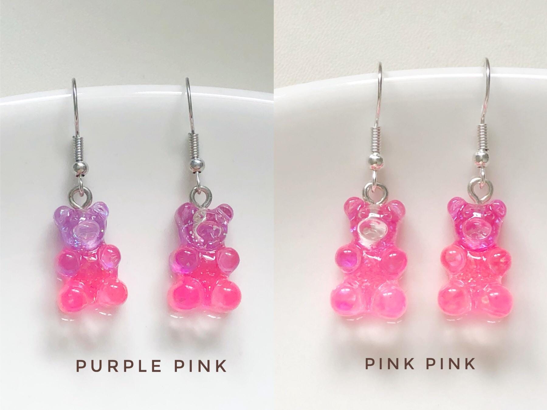 6 Paires De Boucles D’oreilles à Clip Pour Enfants – Motifs Chat, Citron, Kiwi, Non Perçantes, Résine Colorée