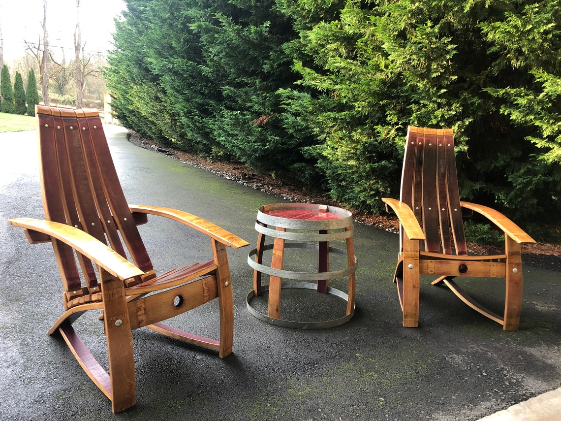 Wine Barrel Chair | Etsy