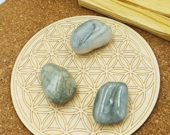 Ojo de gato, piedra pulida (Brasil, piedra natural, suerte, protección, audacia, precisión, protege contra el mal de ojo, litoterapia)