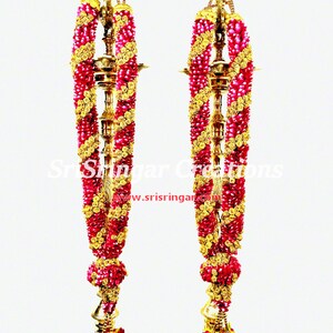 Indian Wedding Garland / Wedding Garland / Varmala / Jaimala - Fresh Flower Rose Petal Wedding Garland (Order 2 for a pair)