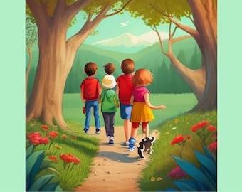 Custom Children's Book Illustration: Digital Art Commission