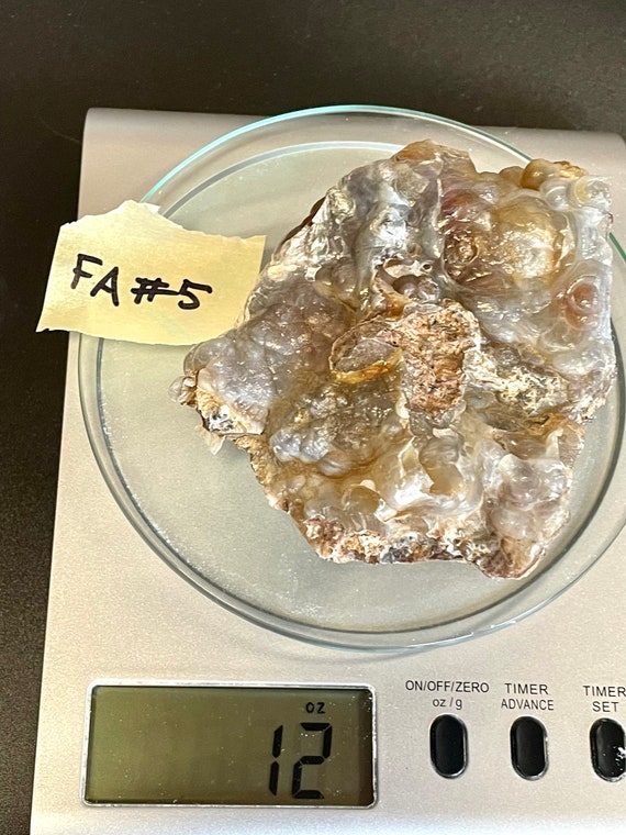 Fire Agate, RARE Botryoidal, Raw, Unpolished. Large Specimen. - Etsy