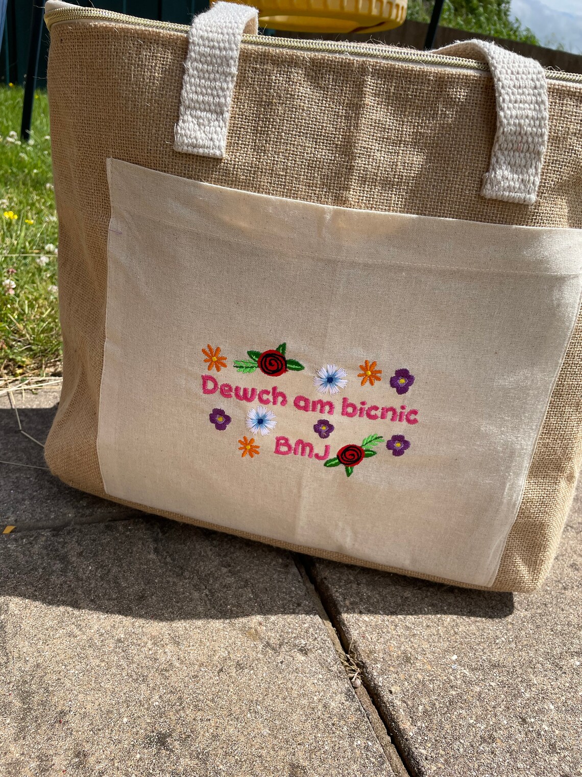 Personalised cooler bag & picnic blanket blanced picnic lunch Etsy