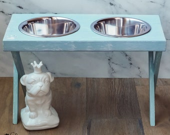 XL Large Premium Dog Bowl Stand, Different Color, Wood, Raised Dog Bowl, Elevated Dog Bowl, Rustic Farmhouse Dog Bowl, dog bowls