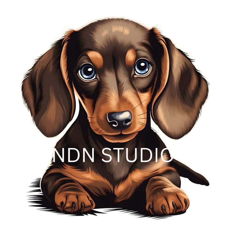 Dachshund Clipart PNG Dachshund Print Weiner Dog Weinie Dog Cute Weiner