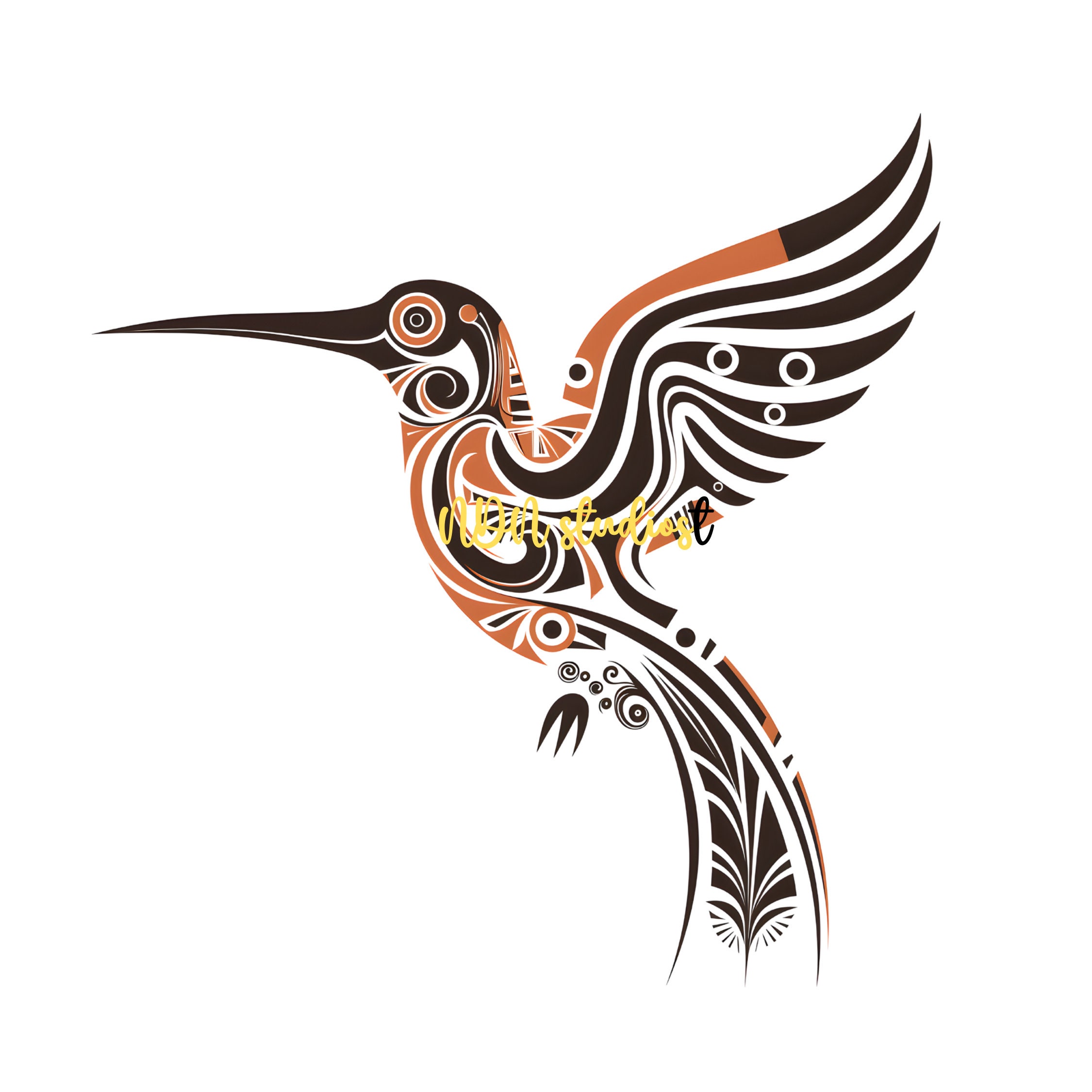 Native Humming Bird Vector Hummingbird Indigenous PNG Hummingbird Clipart Hummingbird BOHO ...
