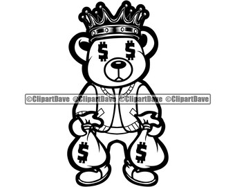 Teddy Bear Svg Etsy