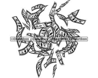 Download Raining Money Svg Etsy