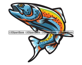 Download Rainbow Fish Svg Etsy