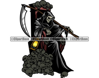 Grim Reaper Jpg Etsy