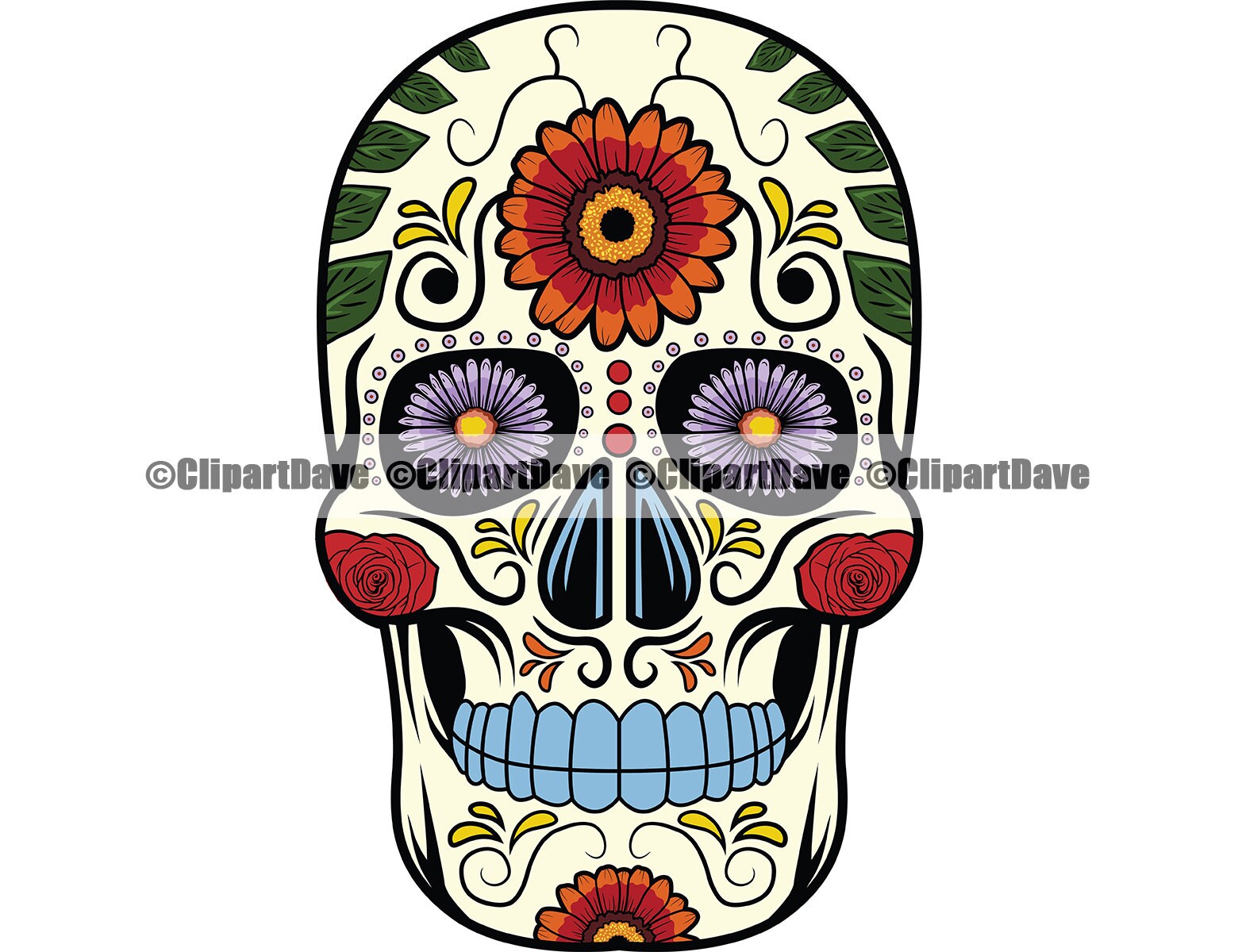 Free Free 228 Sunflower Sugar Skull Svg SVG PNG EPS DXF File