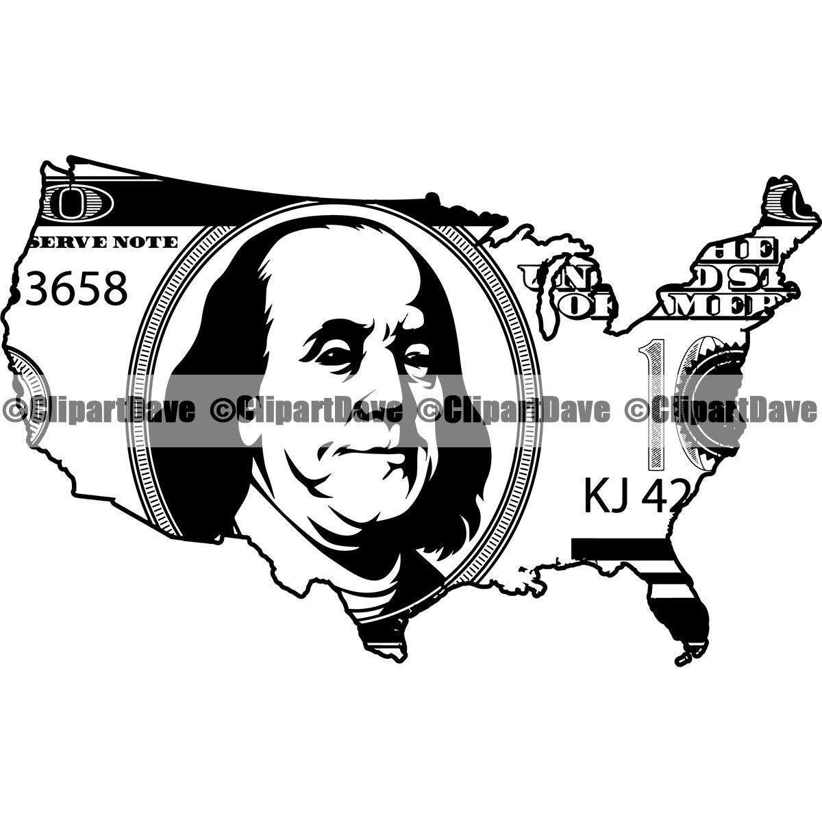 Money Usa Flag Svg Design 100 Dollar Bill Cash Hustle Hustler Etsy