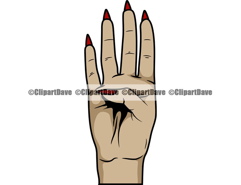 Download Hand Gesture 4 Fingers Up Svg Design Logo Female Woman Girl Etsy