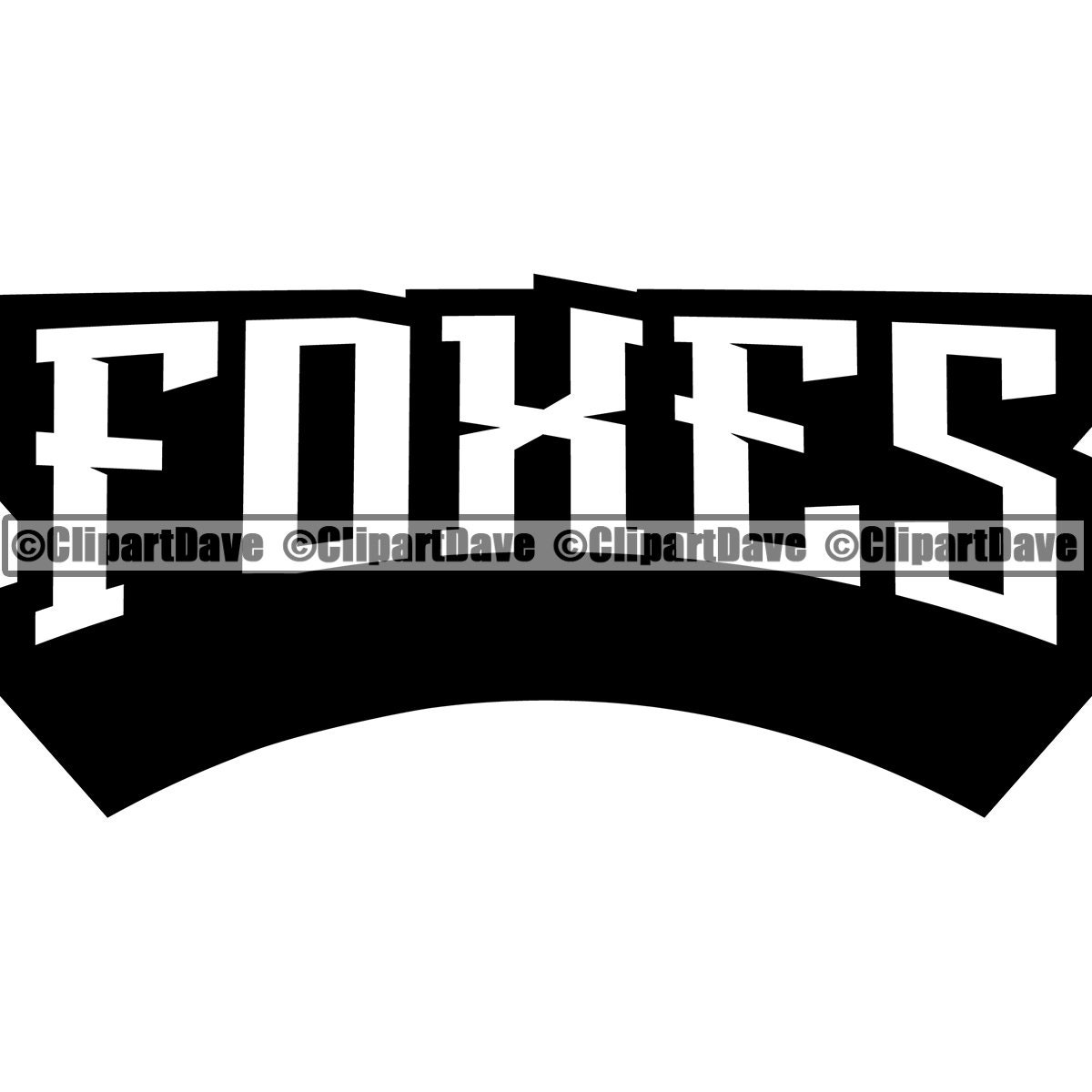 Download Foxes Svg Design Logo Sport Team Mascot Game Fantasy League Etsy