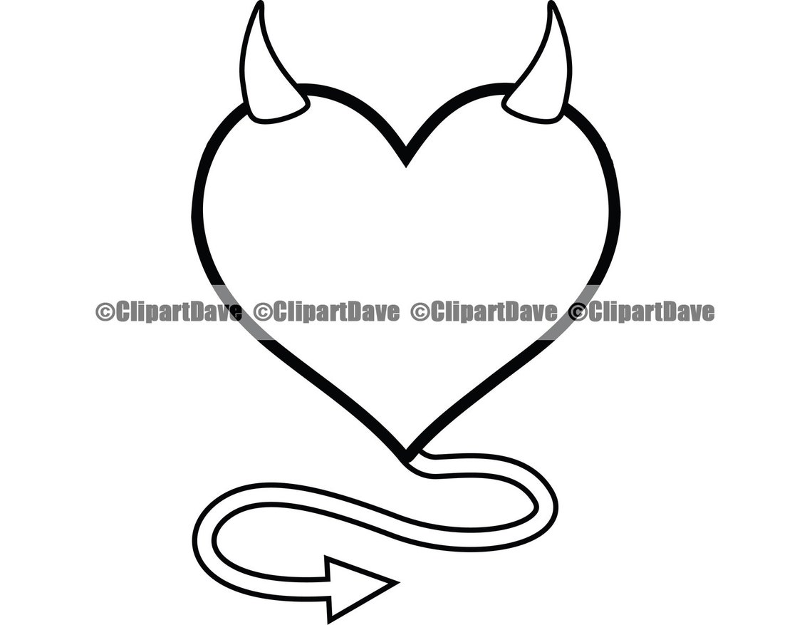 Heart Devil SVG Design Horns Tail Love Symbol Valentine Shape Etsy heart-devil-svg-design-horns-tail-love-symbol-valentine-shape-etsy