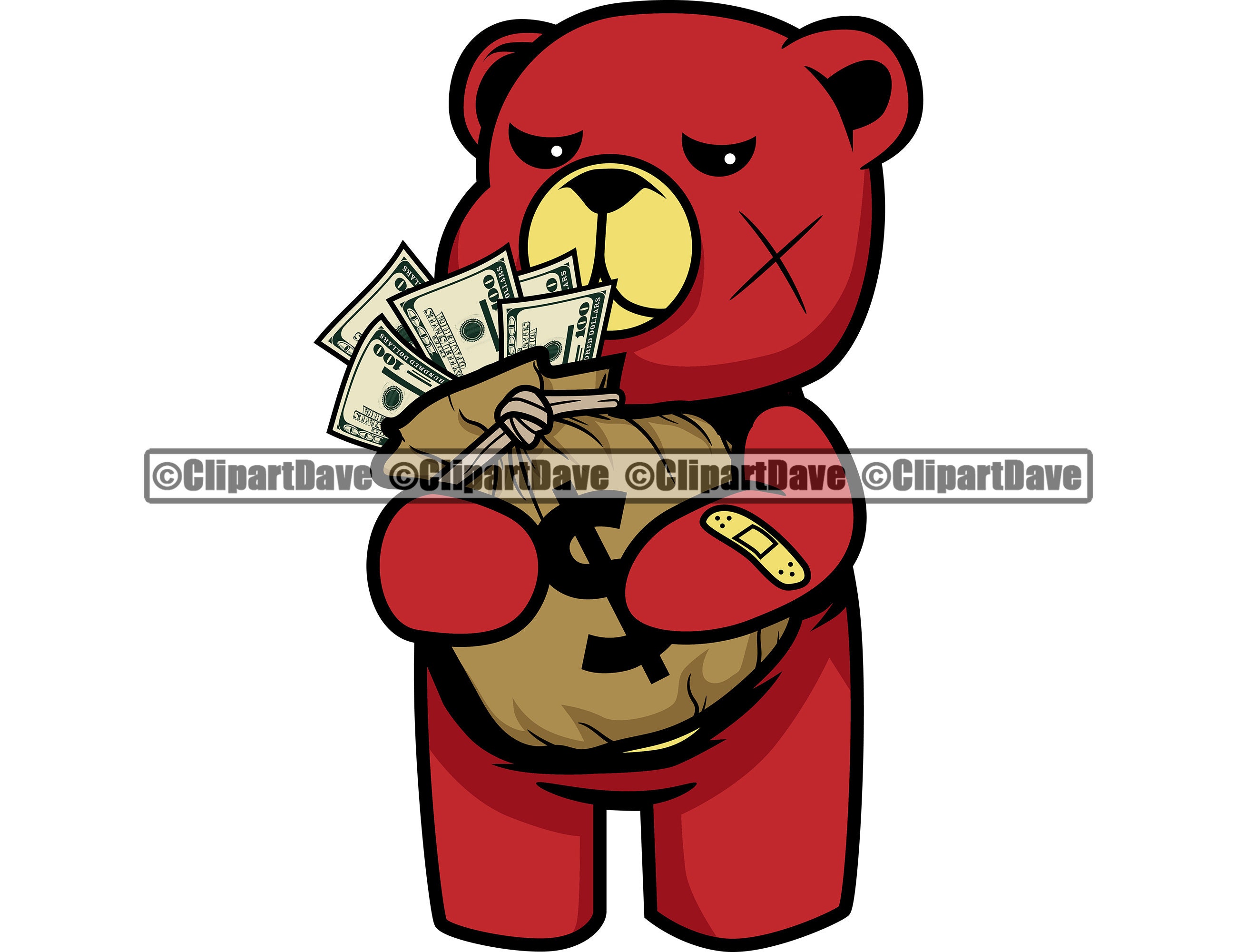 Thug Bear SVG