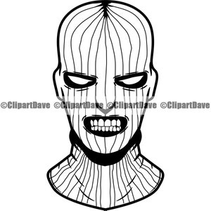 Gangster Ski Mask Svg Design Thug Crime Savage Criminal Hip Etsy