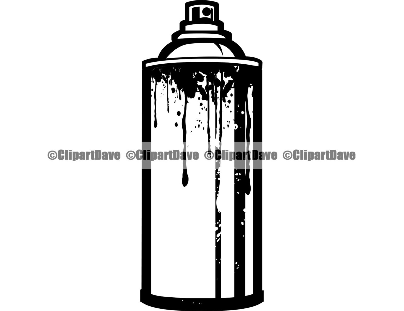 Spray Paint Can SVG Design Graffiti Art Illustration Style Etsy