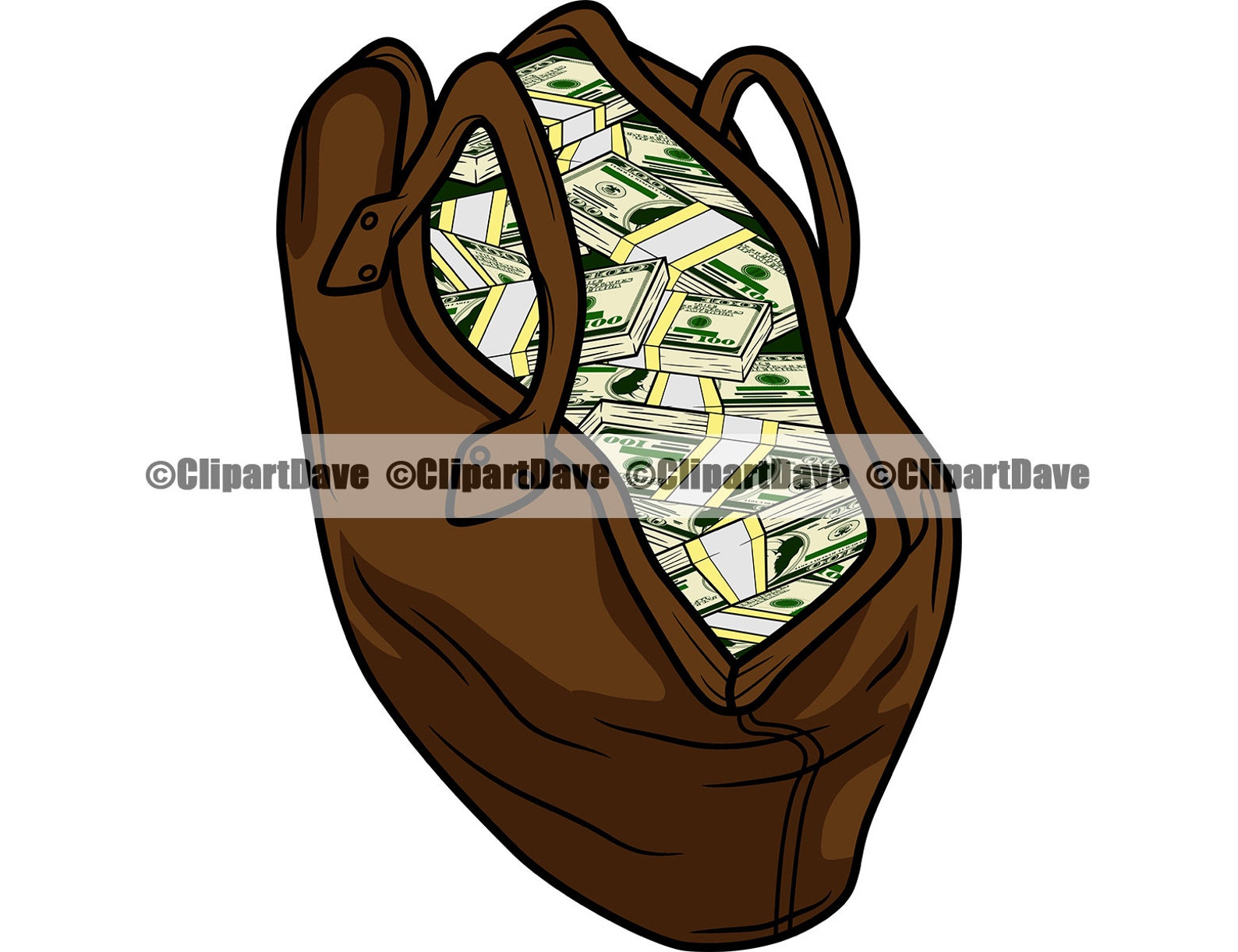 Money Duffle Bag SVG Design Suitcase Full Currency Drug Cash Etsy