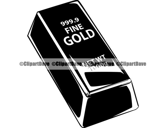 Download Gold Bar 1000 Gram Svg Design Business Finance Rich Money Cash Etsy