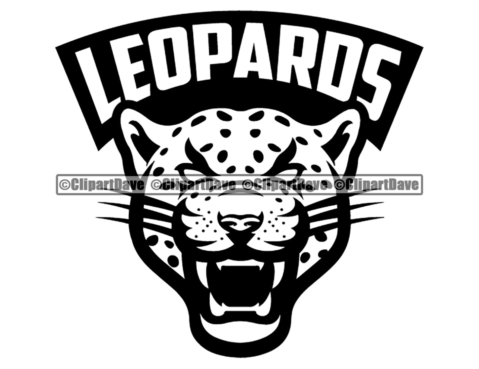 Leopards Mascot SVG Design Logo Sport Team Mascot Game Fantasy Etsy
