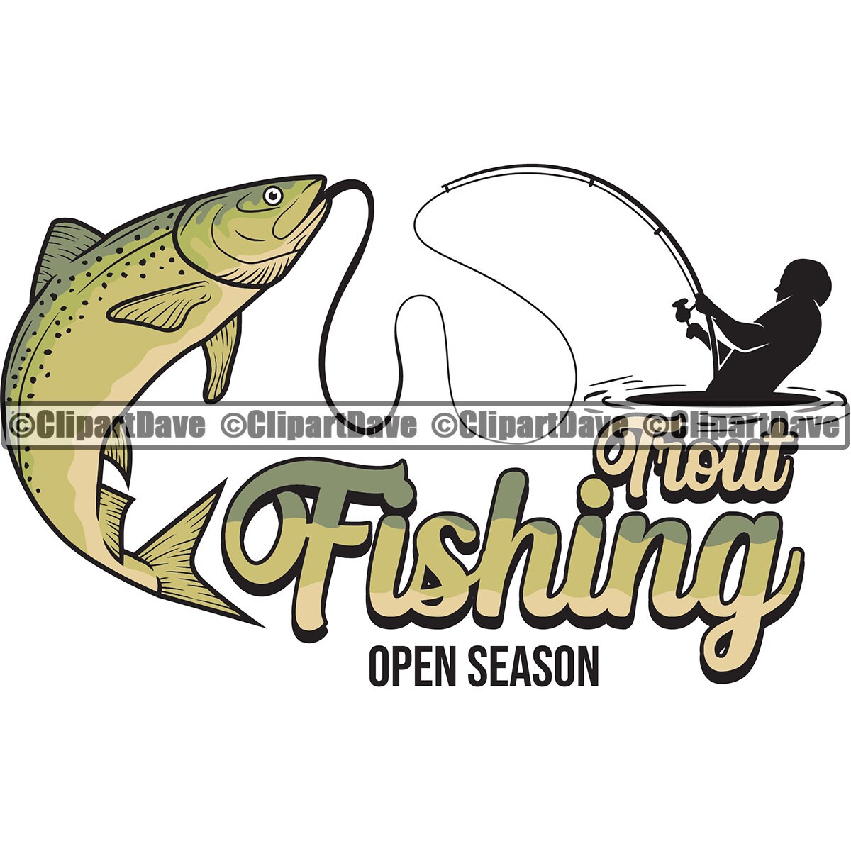 Fishing SVG Design Logo Fisherman Rod Reel Line Hook Catch Etsy