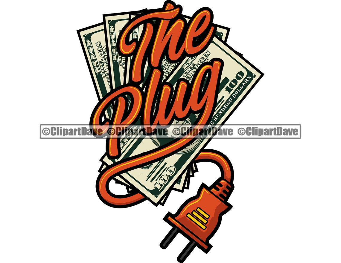 Plug Money SVG Design Street Connection Outlet Hip Hop Rap Etsy