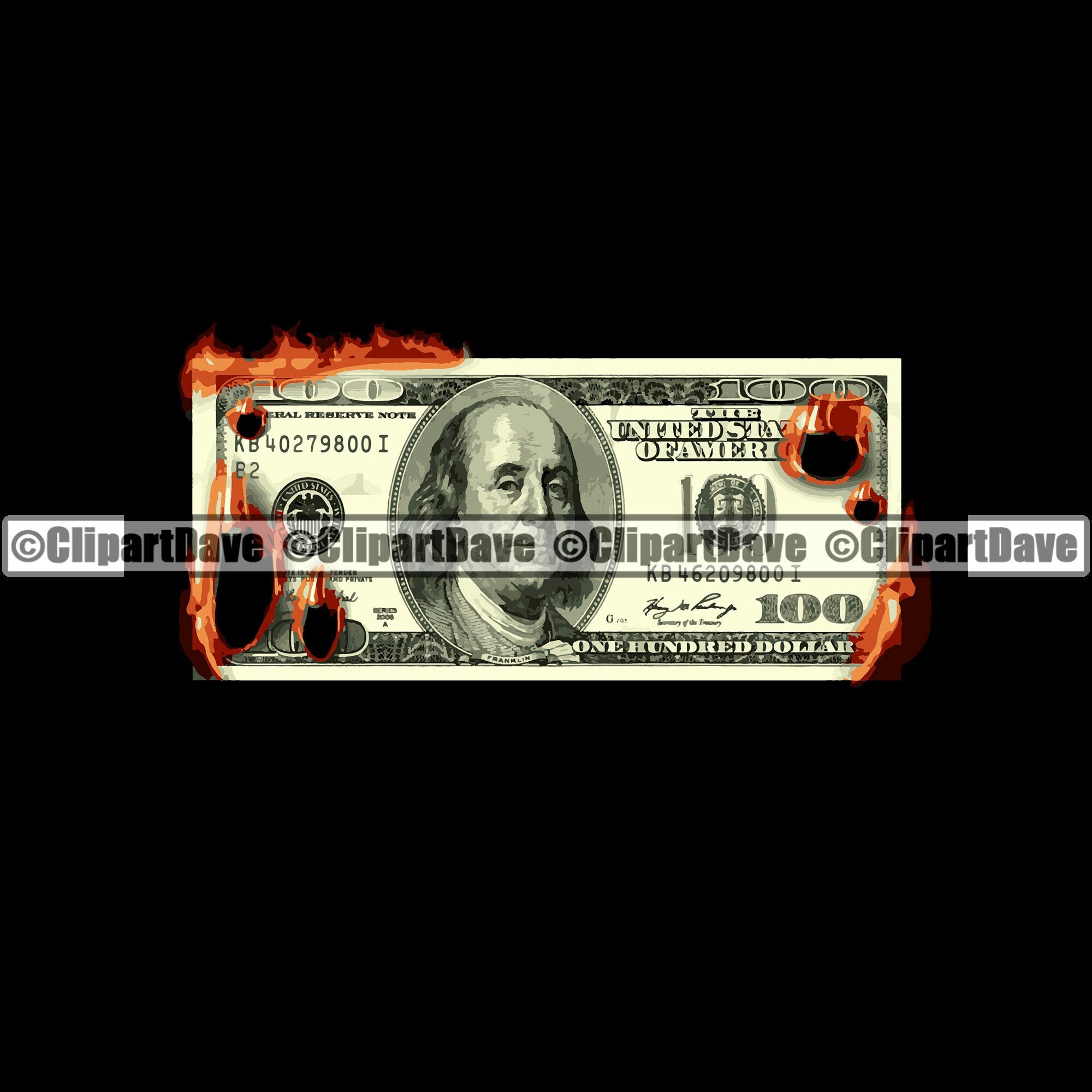 Money Fire Flames SVG Design Burn Burning Cash Rich Hustler Etsy