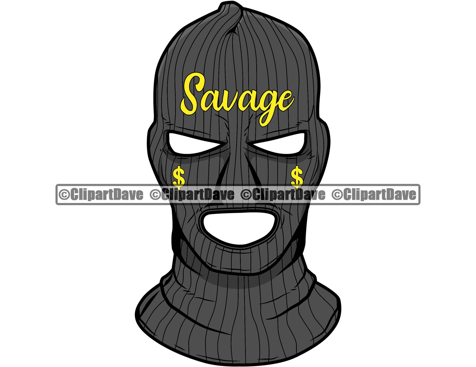 Gangster Ski Mask Savage Svg Design Thug Criminal Hip Hop Rap Etsy