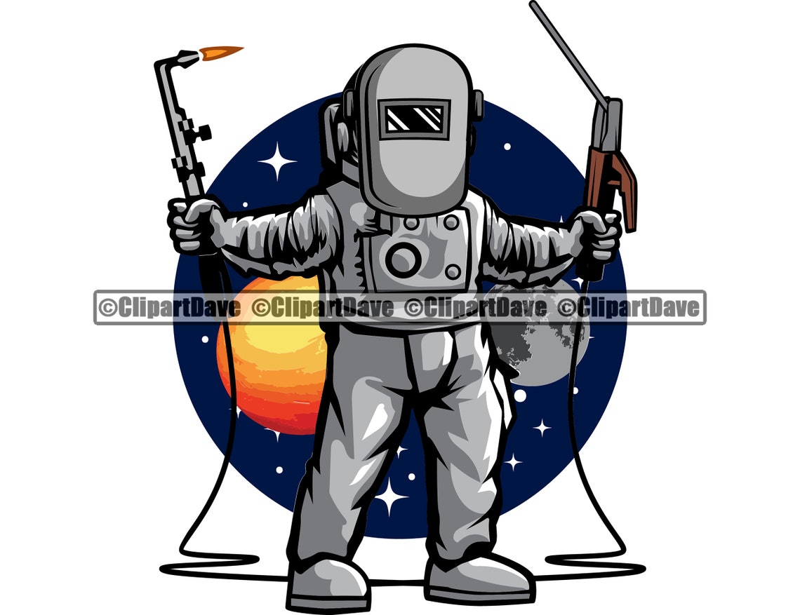 Download Welding Spaceman Logo SVG Design Astronaut Welder ...