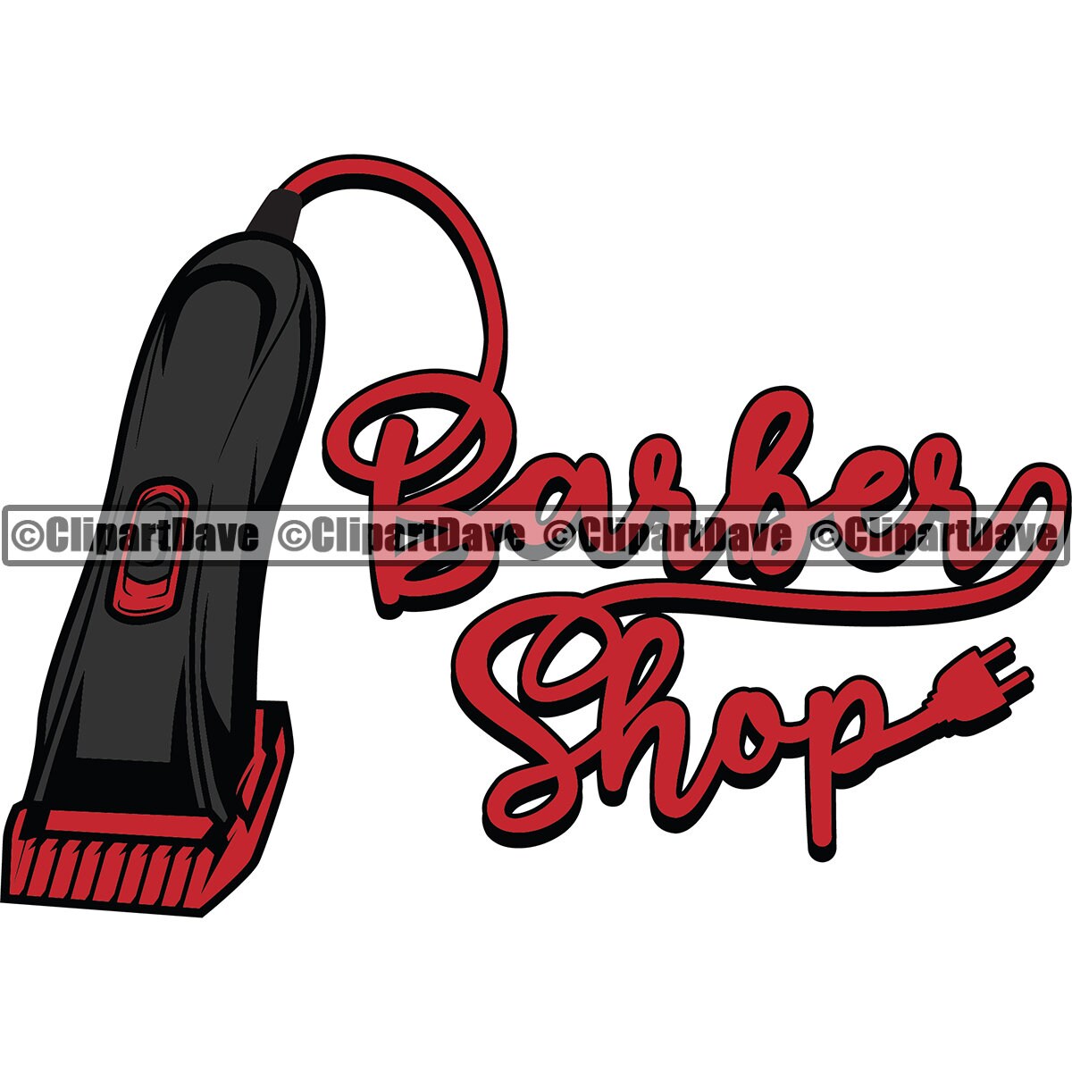 Clippers Sign SVG Design Logo Barber Hairstylist Etsy