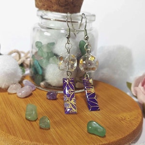 Pair of Japanese wind bell earrings &quot;Fûrin&quot; - Customization possible