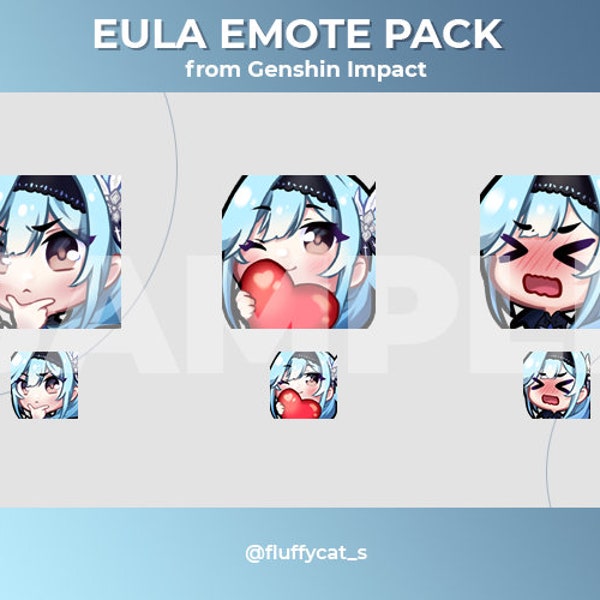 Eula emotes pack - Genshin Impact