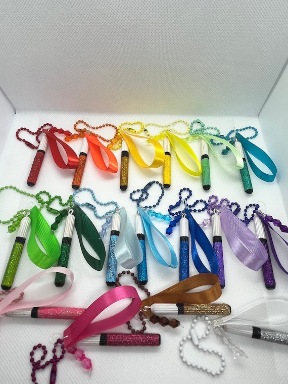 Handmade Idol Penlight Member Colour Keychain | Jpop and Kpop