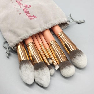 DAS Exquisite Make-up Pinsel Set ROSÉGOLD - 7 Teiliges Make-up Pinsel Set