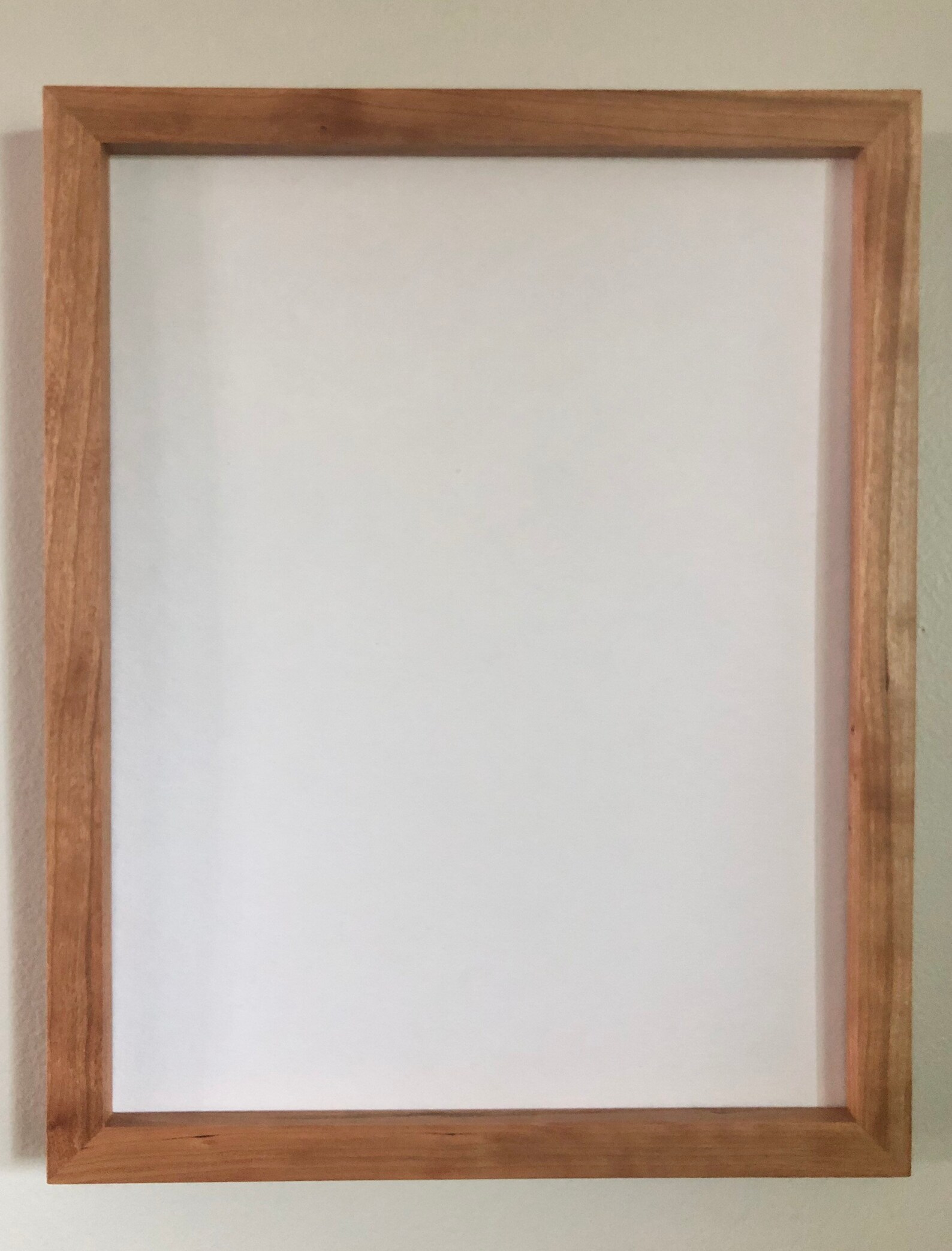 Cherry Wood Picture Frame Poster Frame Reclaimed Wood Etsy