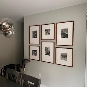 Gallery Frame Display | Solid Hardwood Walnut Maple Splines Bundle of 6