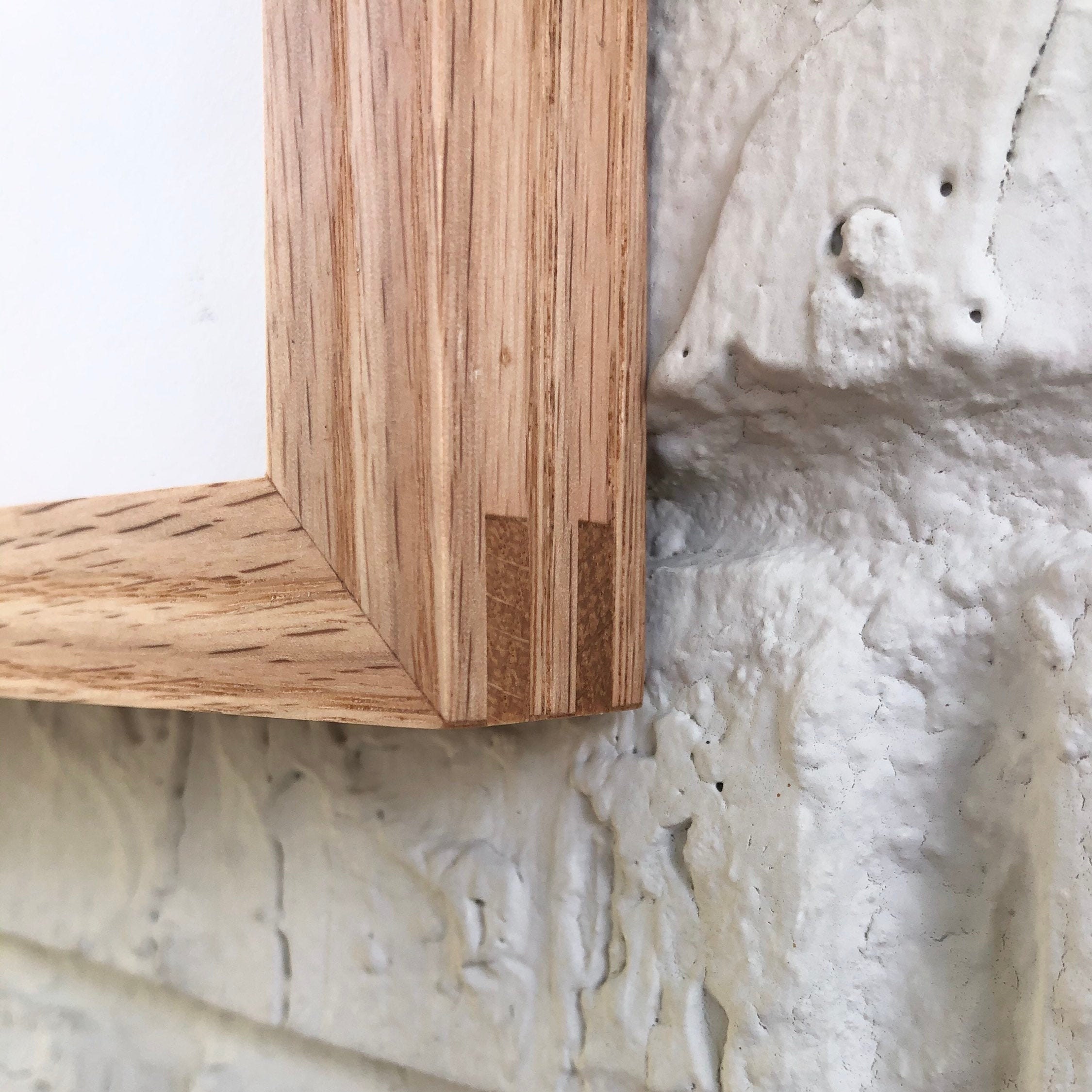 Oak Picture Frame Glass Poster Frame Reclaimed Wood Etsy Canada