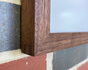 Walnut Picture Frame, Thin Edge Frame, Solid Wood Frames, Gallery Frames, Custom Frame, Frame for Photos, Vintage Frame, Dark Wood Frame