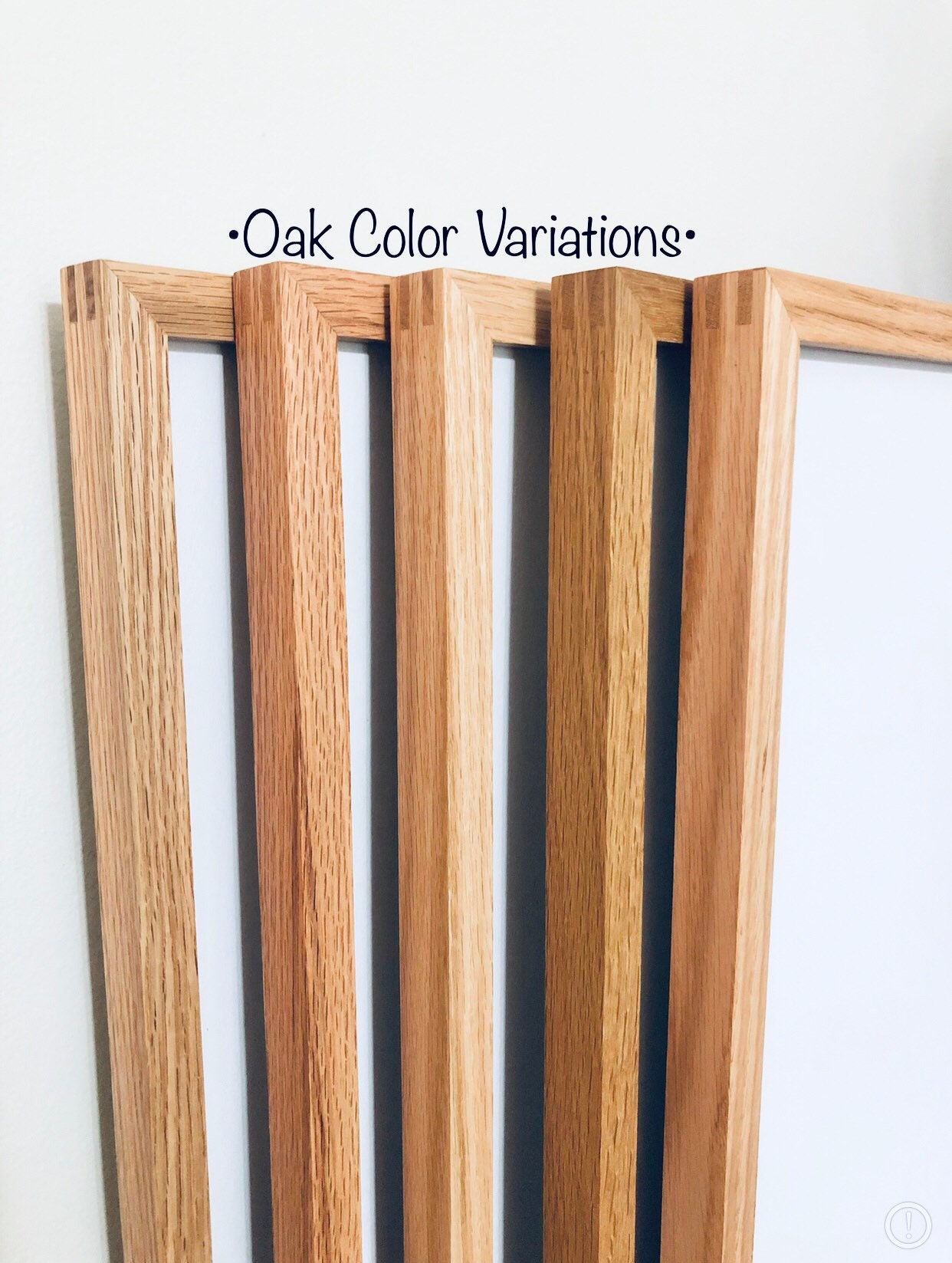 Natural Raw Oak Picture Frame Poster Frame Reclaimed Wood Etsy