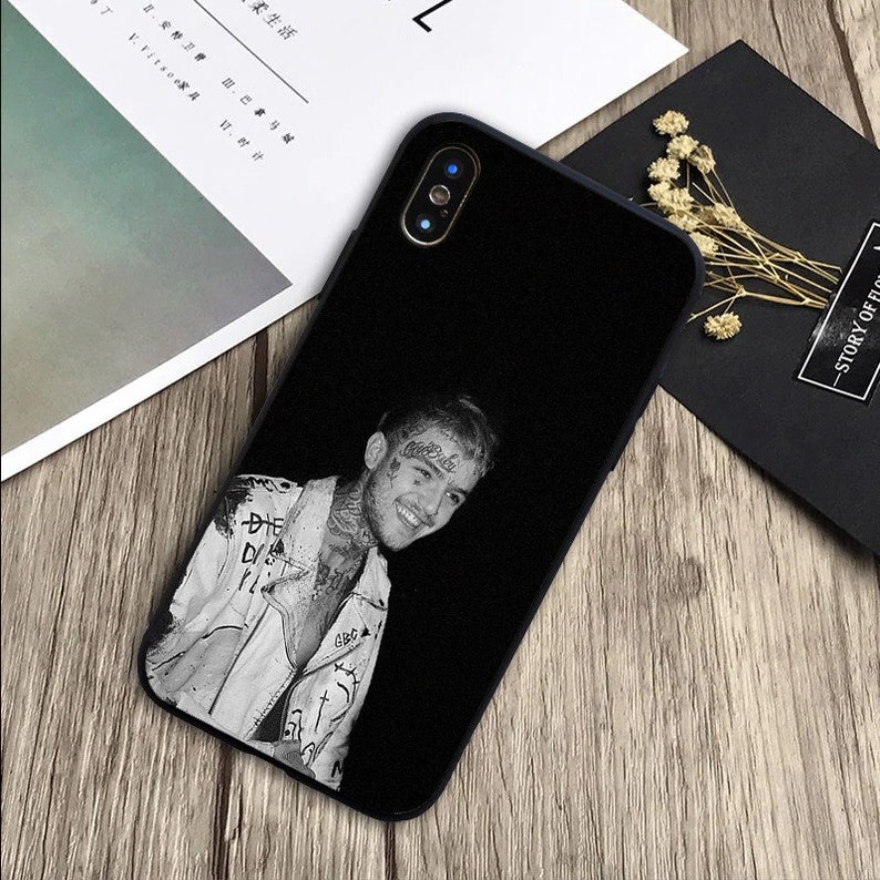 Peep Tattoo Collage iPhone Case Lil Peep Phone Case For iPhone 12 11 Pro Max Xs Xr X Max Se Rapper Phone Case Lil Peep Phone Case Cry Baby