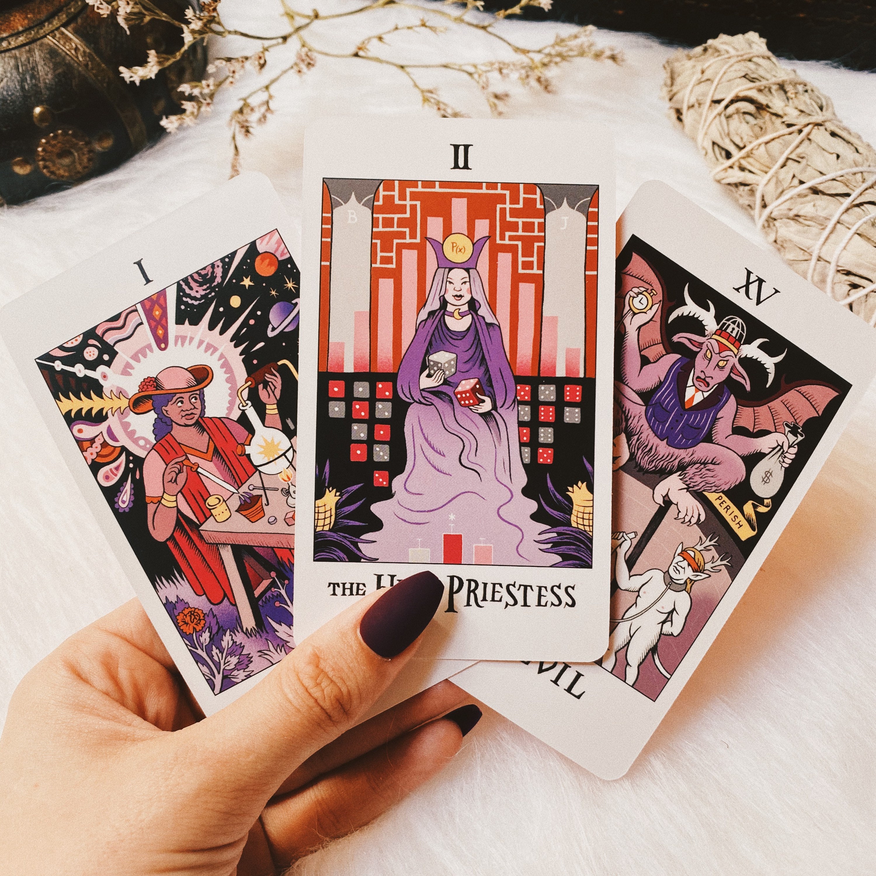 Women of Science Tarot Card Full 78 Card Deck Divination Etsy