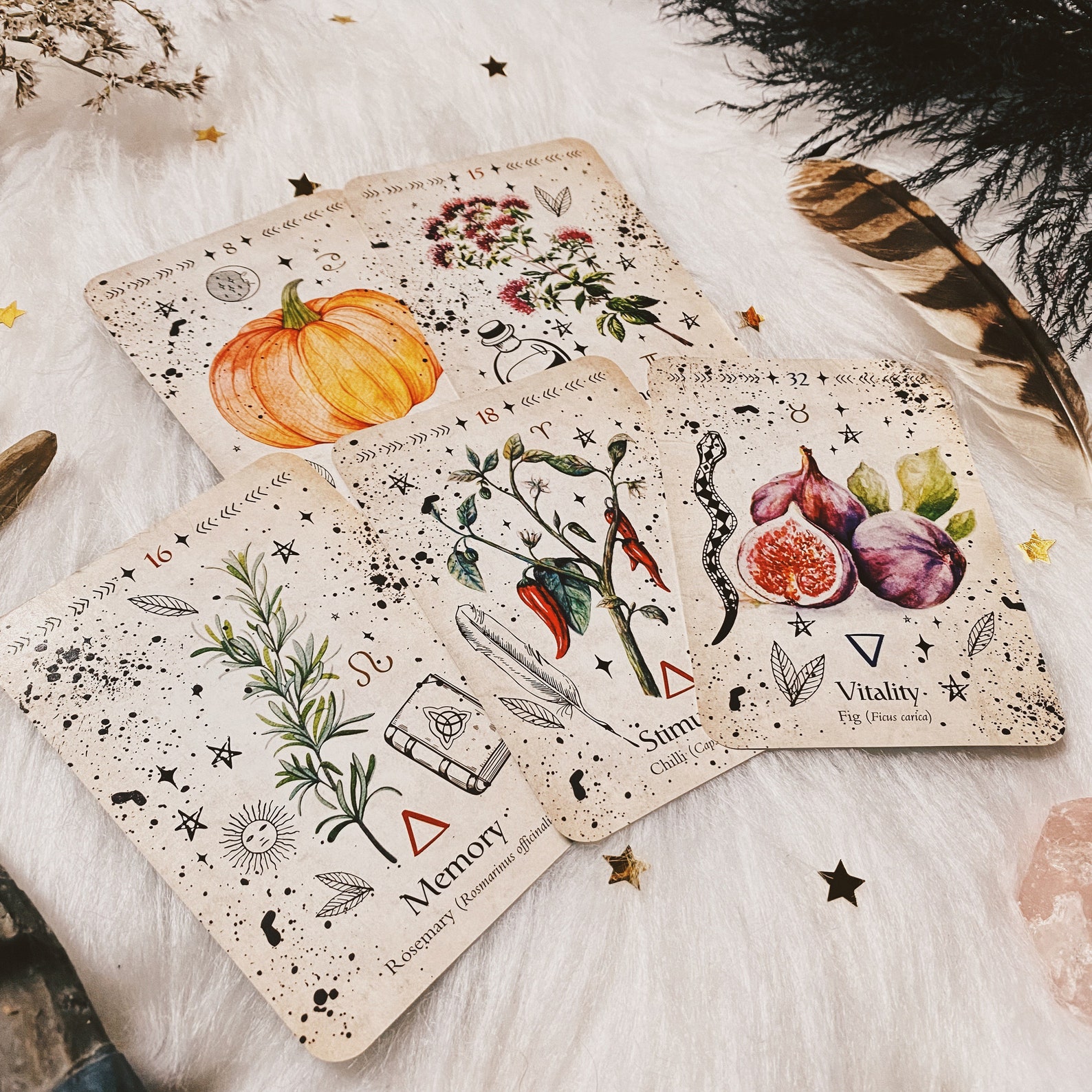 Green Witch Oracle Card Deck Etsy