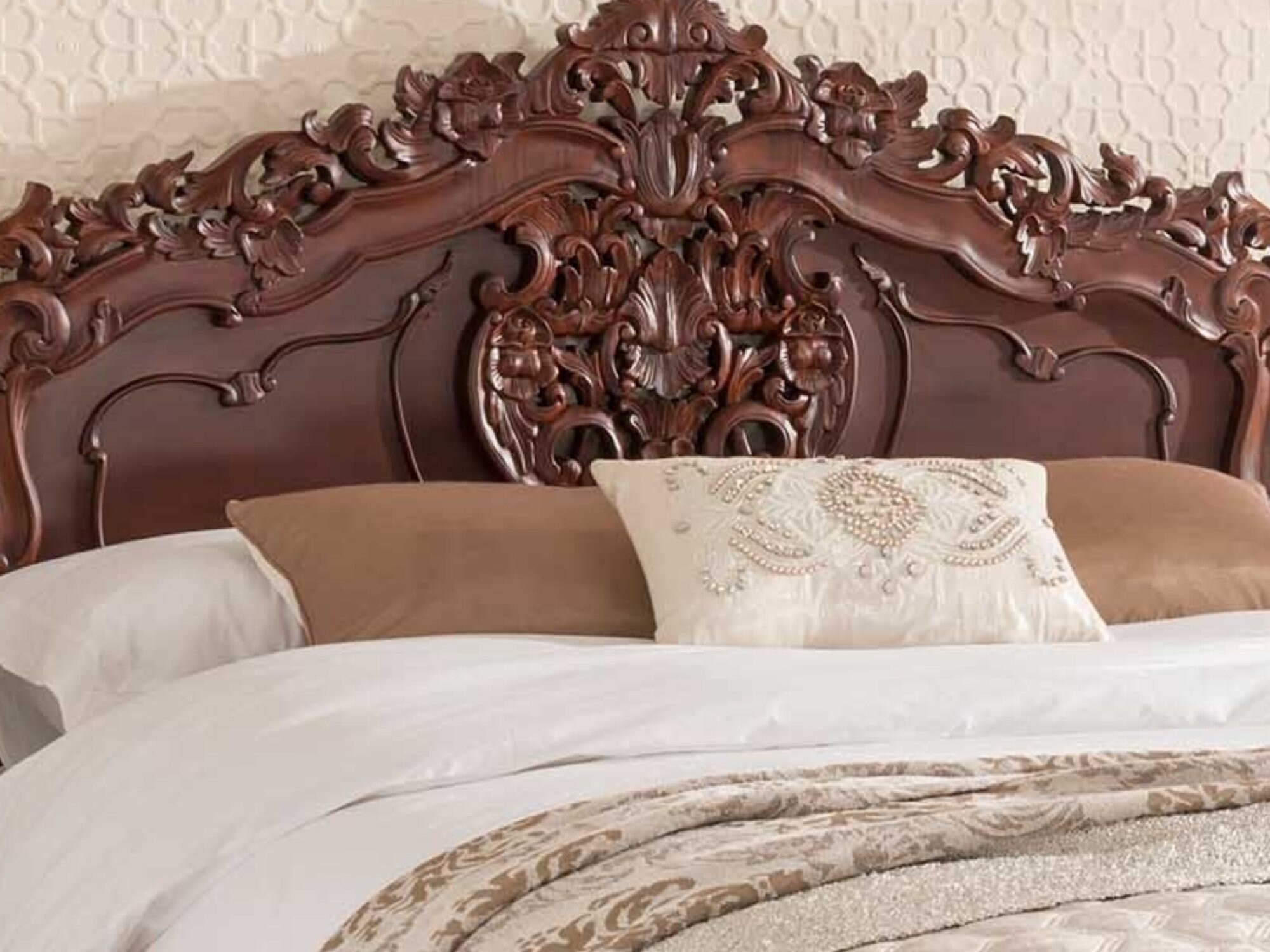 French Mahogany hand carved bed absolutely beautiful various Etsy