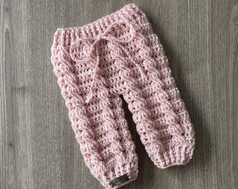 Set Neonato All’Uncinetto – Pantaloni E Cappello A Maglia Per Foto E Occasioni Speciali, Morbido E Confortevole - 7