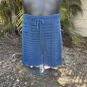 Haakpatroon - oceaan - herenshort, unisex mesh shorts, gehaakte shortspatroon, doe-het-zomershort voor heren en dames S-5XL (alleen in het Engels)