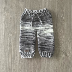 CROCHET PATTERN Rebel Crochet Baby Pants Crochet Baby Trousers Crochet Baby Leggings Crochet Baby Joggers Newborn 2 Years image 3