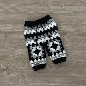 Crochet PATTERN - Granny Square Crochet Baby Pants | Crochet Baby Trousers | Baby Leggings | Baby Joggers | Newborn - 2 Years ENGLISH ONLY