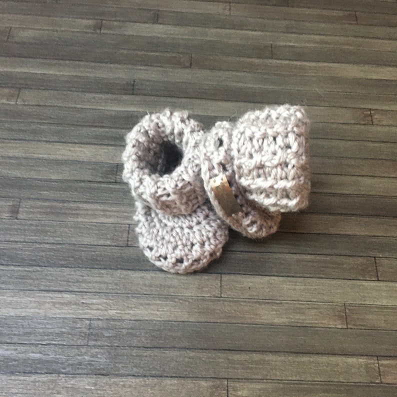 Crochet PATTERN Zac Baby Crochet Cardigan Hat and Booties Set Newborn to 2 years DK/8 Ply image 6